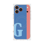 プレミアムスクエアケース with MagSafe［ オリジナル - initial color line - G blue ］