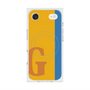 プレミアムスクエアケース with MagSafe［ オリジナル - initial color line - G orange ］