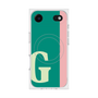 プレミアムスクエアケース with MagSafe［ オリジナル - initial color line - G green ］