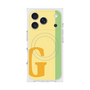 プレミアムスクエアケース with MagSafe［ オリジナル - initial color line - G yellow ］