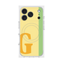 プレミアムスクエアケース with MagSafe［ オリジナル - initial color line - G yellow ］