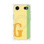 プレミアムスクエアケース with MagSafe［ オリジナル - initial color line - G yellow ］