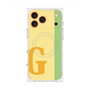 プレミアムスクエアケース with MagSafe［ オリジナル - initial color line - G yellow ］