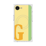 プレミアムスクエアケース with MagSafe［ オリジナル - initial color line - G yellow ］