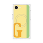 プレミアムスクエアケース with MagSafe［ オリジナル - initial color line - G yellow ］