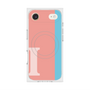 プレミアムスクエアケース with MagSafe［ オリジナル - initial color line - I pink ］