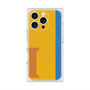 プレミアムスクエアケース with MagSafe［ オリジナル - initial color line - I orange ］