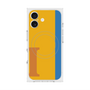 プレミアムスクエアケース with MagSafe［ オリジナル - initial color line - I orange ］