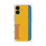 プレミアムスクエアケース with MagSafe［ オリジナル - initial color line - I orange ］