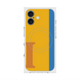 プレミアムスクエアケース with MagSafe［ オリジナル - initial color line - I orange ］
