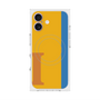 プレミアムスクエアケース with MagSafe［ オリジナル - initial color line - I orange ］