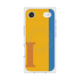 プレミアムスクエアケース with MagSafe［ オリジナル - initial color line - I orange ］