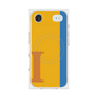 プレミアムスクエアケース with MagSafe［ オリジナル - initial color line - I orange ］