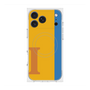 プレミアムスクエアケース with MagSafe［ オリジナル - initial color line - I orange ］