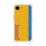 プレミアムスクエアケース with MagSafe［ オリジナル - initial color line - I orange ］