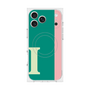 プレミアムスクエアケース with MagSafe［ オリジナル - initial color line - I green ］