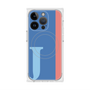 プレミアムスクエアケース with MagSafe［ オリジナル - initial color line - J blue ］