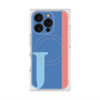 プレミアムスクエアケース with MagSafe［ オリジナル - initial color line - J blue ］
