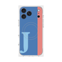 プレミアムスクエアケース with MagSafe［ オリジナル - initial color line - J blue ］