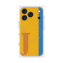 プレミアムスクエアケース with MagSafe［ オリジナル - initial color line - J orange ］