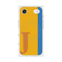 プレミアムスクエアケース with MagSafe［ オリジナル - initial color line - J orange ］