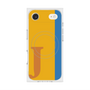 プレミアムスクエアケース with MagSafe［ オリジナル - initial color line - J orange ］