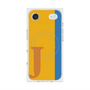 プレミアムスクエアケース with MagSafe［ オリジナル - initial color line - J orange ］