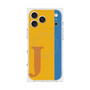 プレミアムスクエアケース with MagSafe［ オリジナル - initial color line - J orange ］