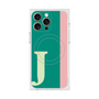 プレミアムスクエアケース with MagSafe［ オリジナル - initial color line - J green ］