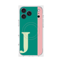 プレミアムスクエアケース with MagSafe［ オリジナル - initial color line - J green ］