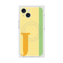 プレミアムスクエアケース with MagSafe［ オリジナル - initial color line - J yellow ］