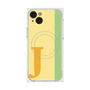 プレミアムスクエアケース with MagSafe［ オリジナル - initial color line - J yellow ］