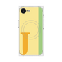 プレミアムスクエアケース with MagSafe［ オリジナル - initial color line - J yellow ］