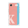 プレミアムスクエアケース with MagSafe［ オリジナル - initial color line - K pink ］