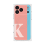 プレミアムスクエアケース with MagSafe［ オリジナル - initial color line - K pink ］