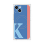 プレミアムスクエアケース with MagSafe［ オリジナル - initial color line - K blue ］