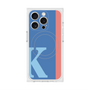 プレミアムスクエアケース with MagSafe［ オリジナル - initial color line - K blue ］