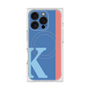 プレミアムスクエアケース with MagSafe［ オリジナル - initial color line - K blue ］
