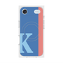 プレミアムスクエアケース with MagSafe［ オリジナル - initial color line - K blue ］