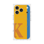プレミアムスクエアケース with MagSafe［ オリジナル - initial color line - K orange ］
