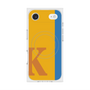 プレミアムスクエアケース with MagSafe［ オリジナル - initial color line - K orange ］