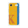 プレミアムスクエアケース with MagSafe［ オリジナル - initial color line - K orange ］