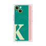 プレミアムスクエアケース with MagSafe［ オリジナル - initial color line - K green ］