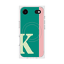 プレミアムスクエアケース with MagSafe［ オリジナル - initial color line - K green ］