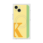 プレミアムスクエアケース with MagSafe［ オリジナル - initial color line - K yellow ］