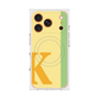 プレミアムスクエアケース with MagSafe［ オリジナル - initial color line - K yellow ］