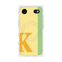 プレミアムスクエアケース with MagSafe［ オリジナル - initial color line - K yellow ］