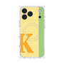 プレミアムスクエアケース with MagSafe［ オリジナル - initial color line - K yellow ］