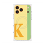 プレミアムスクエアケース with MagSafe［ オリジナル - initial color line - K yellow ］