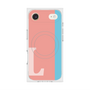 プレミアムスクエアケース with MagSafe［ オリジナル - initial color line - L pink ］